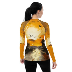 Desert Oasis Landscape Women's Rash Guard