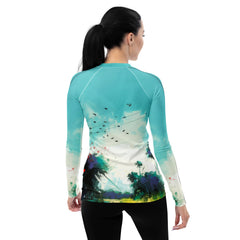 Rolling Hills Landscape Women's Rash Guard