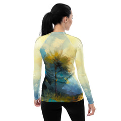 Wildflower Meadow Landscape Women's Rash Guard