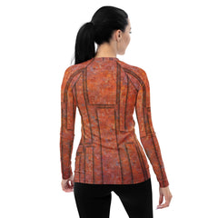 Tail-Wagging Style All-Over Print Women's Rash Guard