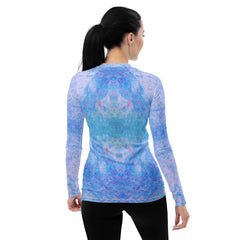 Silk Serenity Texture Women's Rash Guard