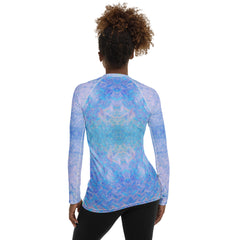 Silk Serenity Texture Women's Rash Guard