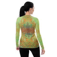 Microfiber Marvel Texture Women's Rash Guard