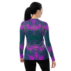 Plush Pace Texture Women's Rash Guard