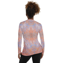 Sateen Stride Texture Women's Rash Guard