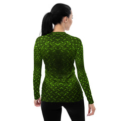 Jacquard Jet Texture Women's Rash Guard