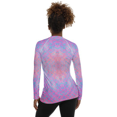 Cashmere Cruise Texture Women's Rash Guard