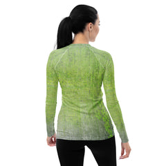 Velvet Touch Texture Women's Rash Guard