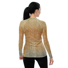 Jacquard Jet Texture Women's Rash Guard