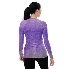 Bamboo Bound Texture Women's Rash Guard