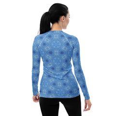 Whimsical Wolf Dreamer All-Over Print Women's Rash Guard