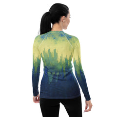 Hip Hop Hawk Breakdancer All-Over Print Women's Rash Guard