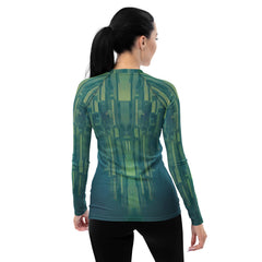 Horizon Wanderer Women's Rash Guard - full view