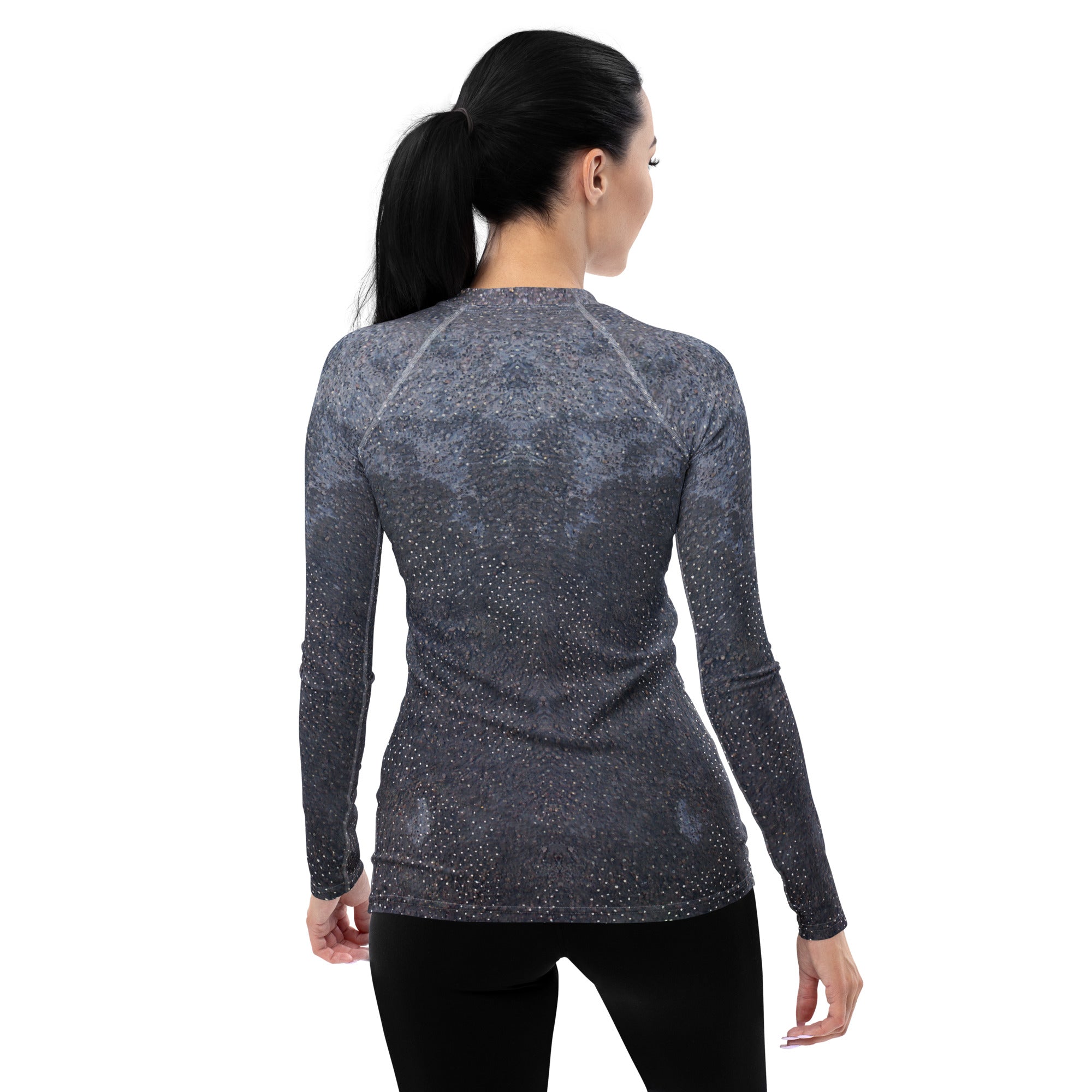 Serene Seas Women's Rash Guard - Front View