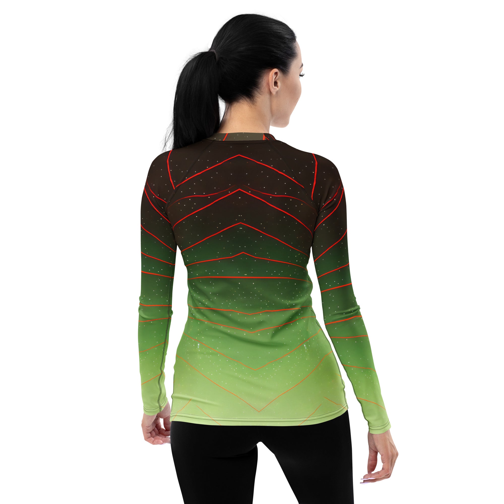 Elegant design of Luxe Artistry Rash Guard