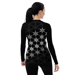 Tropical Paradise Women's Rash Guard Side View