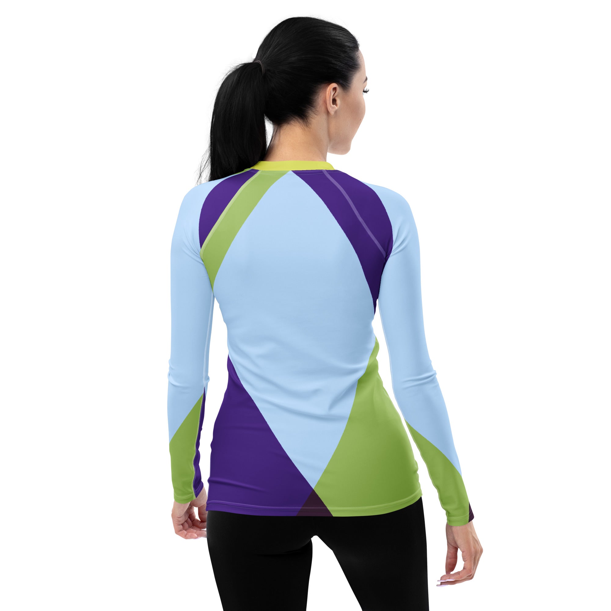 Sun Salutation Women's Rash Guard UV protection feature.