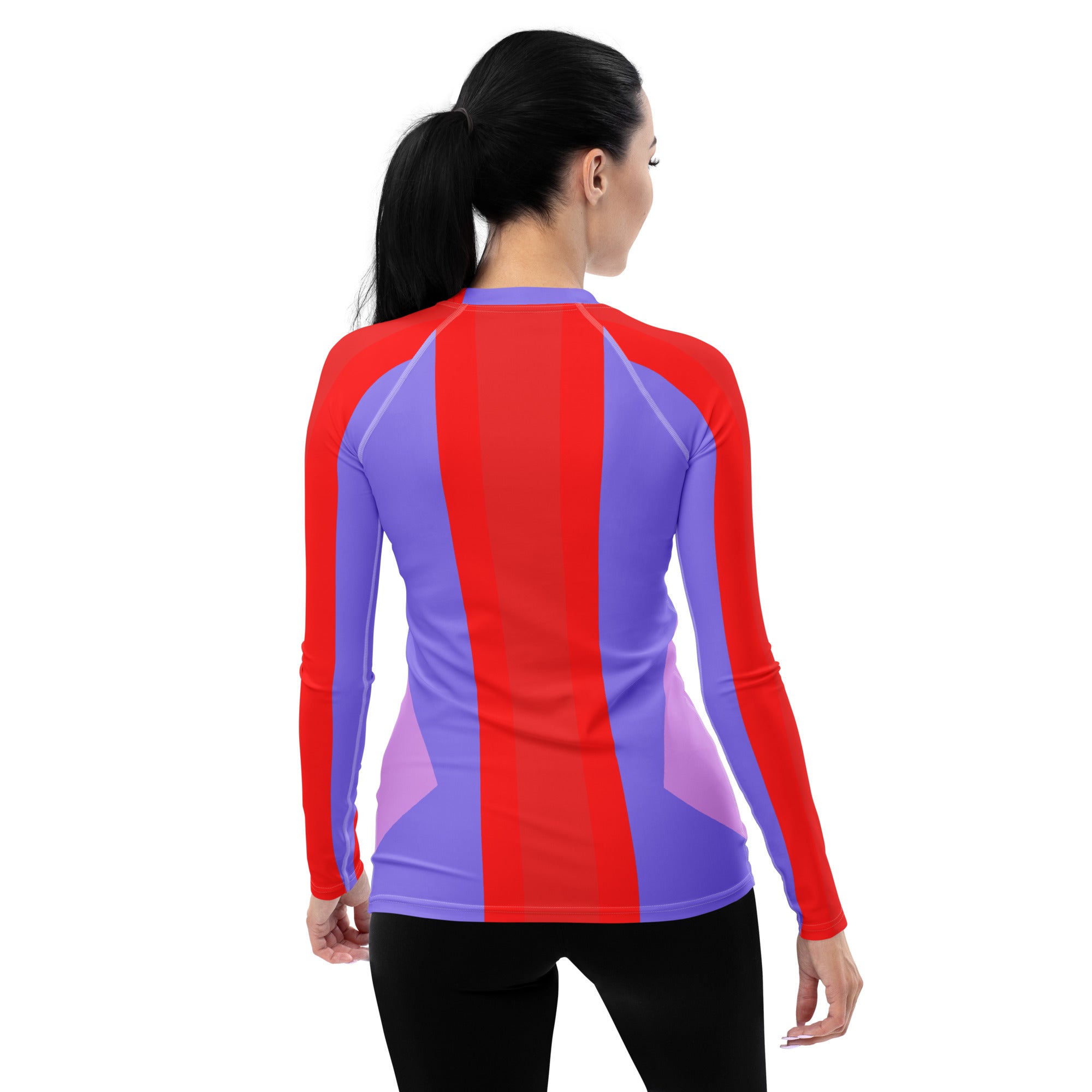 Morning Mist Women's Rash Guard back view.