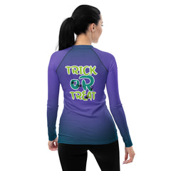 Haunted Mansion Women's Rash Guard back view
