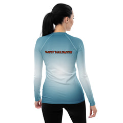 Halloween-themed Ghostly Glow Women's Rash Guard