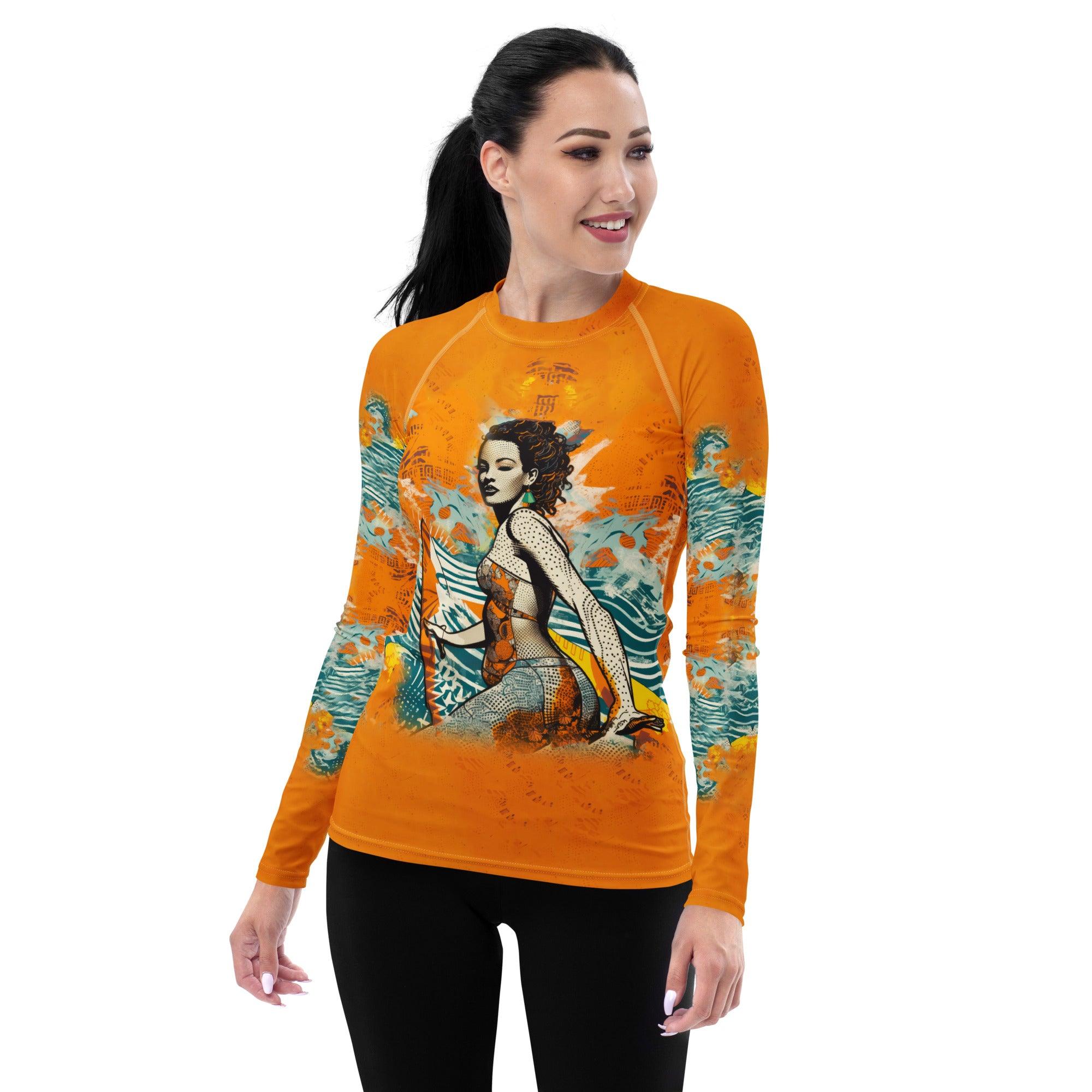 Trendy Surfing 5-30 Women's Rash Guard for ultimate ocean style