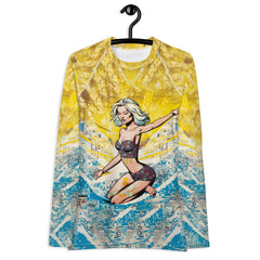 Sleek Surfing 1 24 Women's Rash Guard with stylish design for superior water protection.