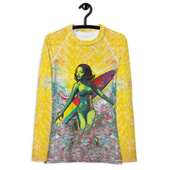 Protective Surfing 1 52 Women's Rash Guard with stylish design for the savvy surfer.