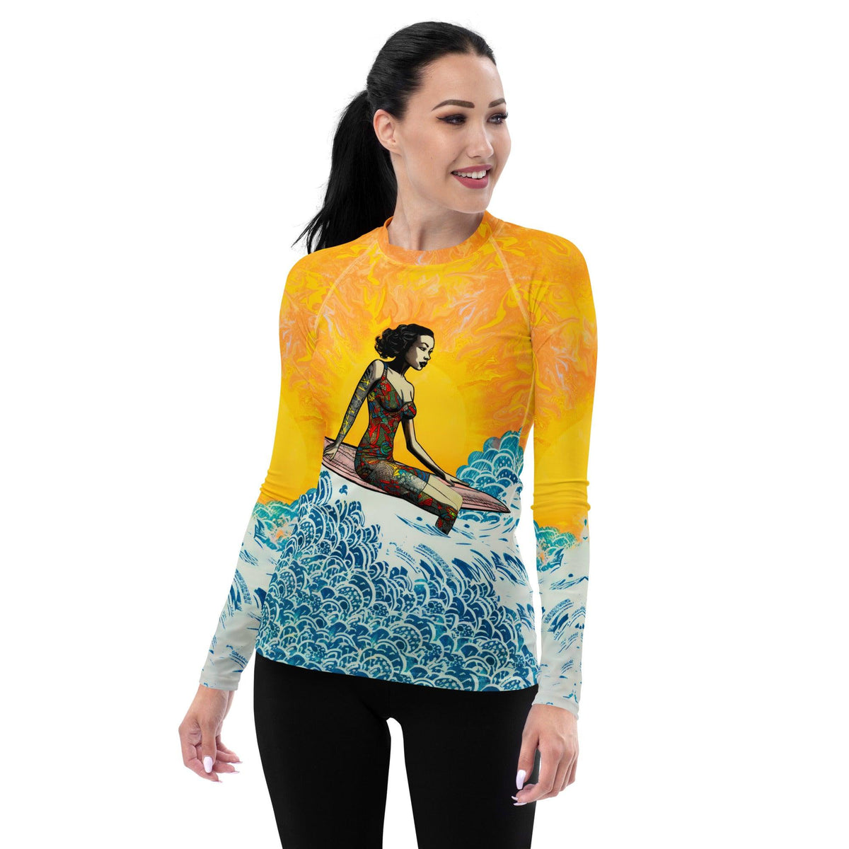 Coastal Confidence Women's Rash Guard - Beyond T-shirts