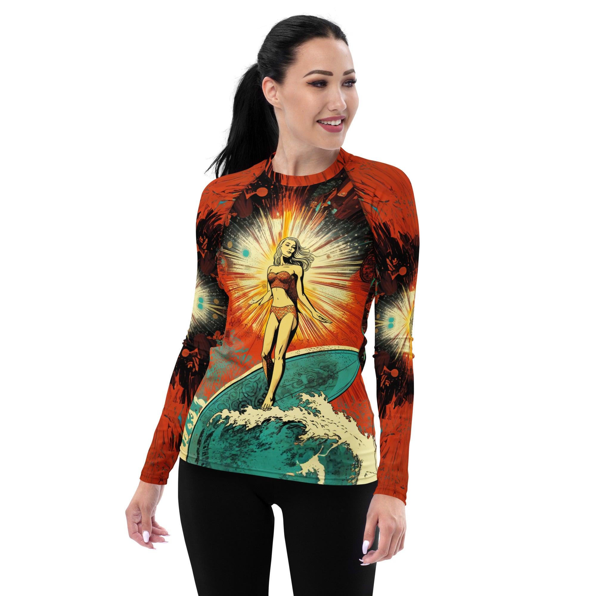 Tidal Energy Women's Rash Guard - Beyond T-shirts