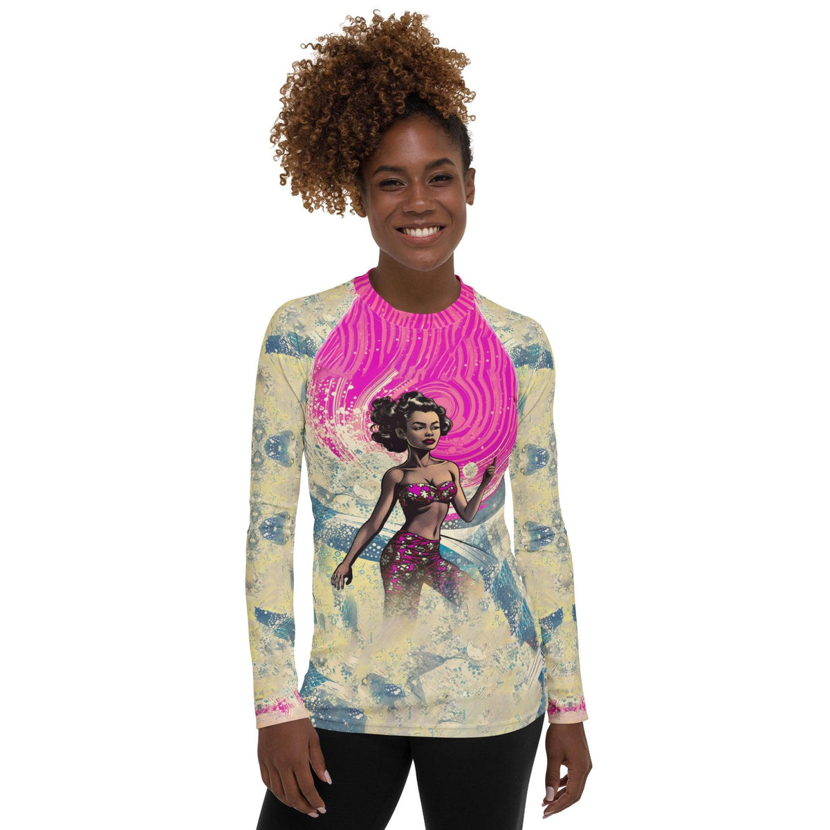 Aquatic Allure Women's Rash Guard - Beyond T-shirts