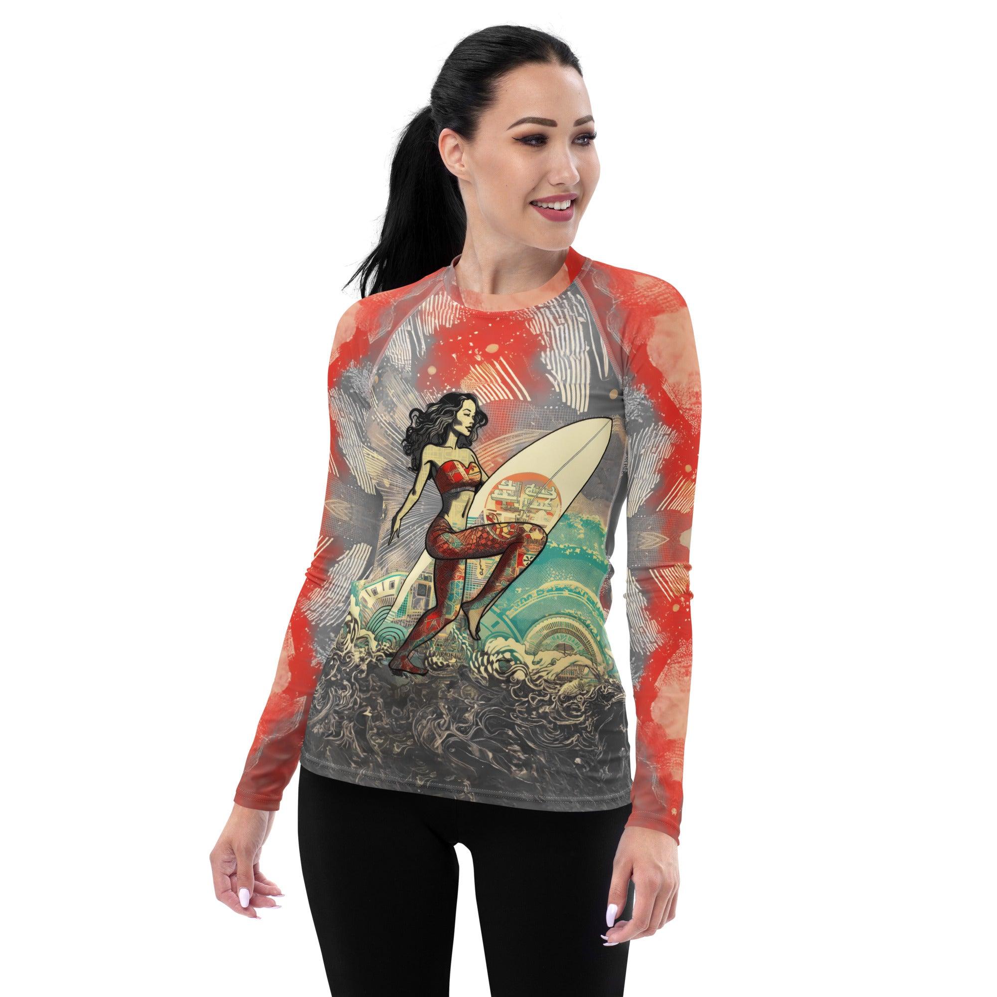 Surf Siren Rash Guard For Women - Beyond T-shirts