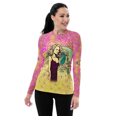 Seashell Serenade Women's Rash Guard - Beyond T-shirts