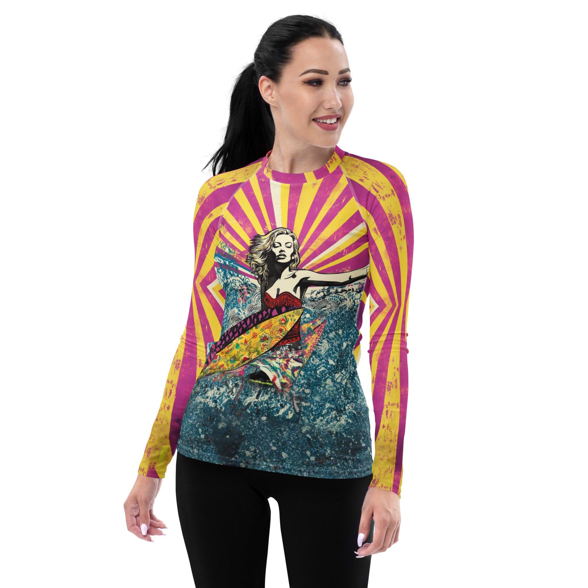 Seaside Dreams Surf Rash Guard - Beyond T-shirts