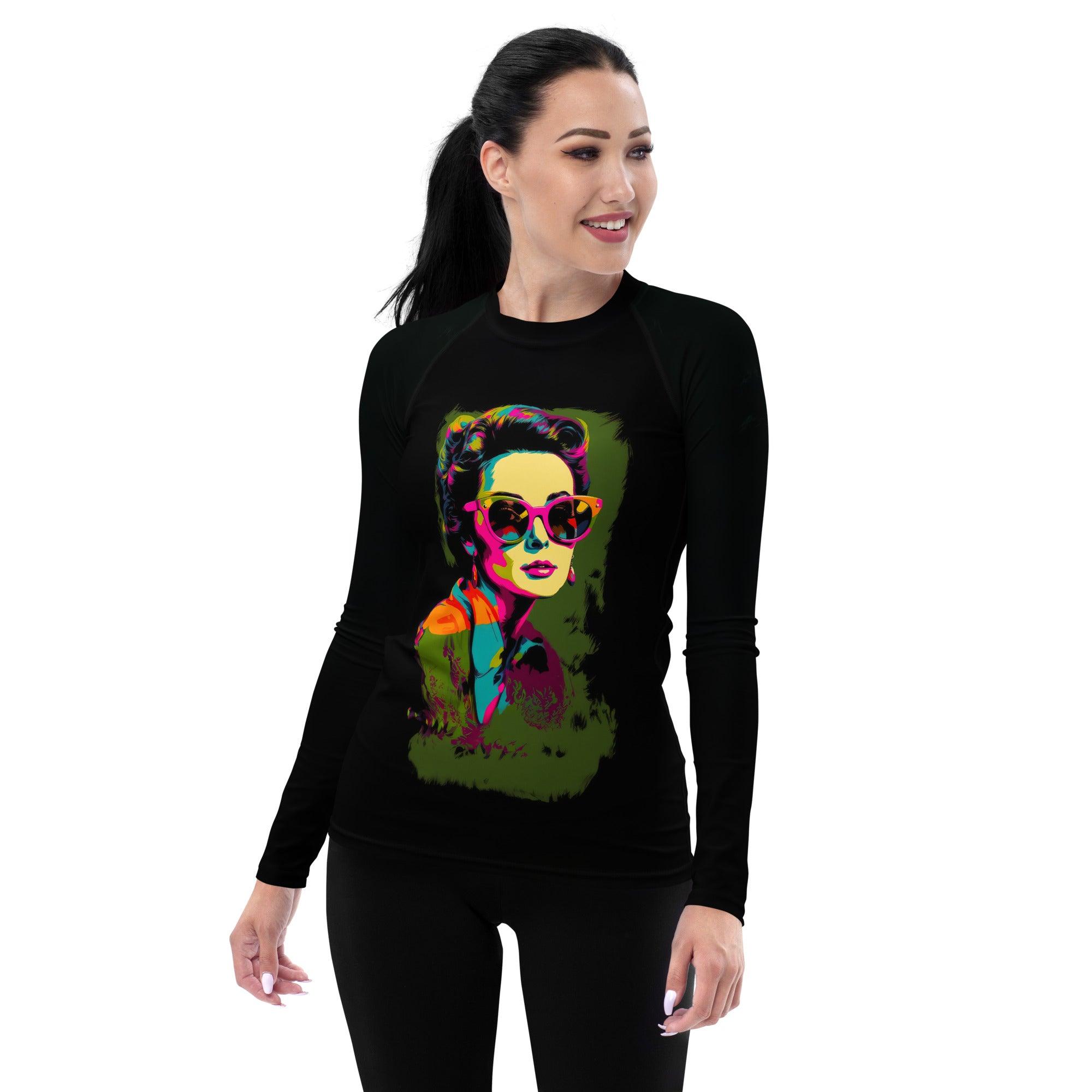 Urban Streetwear All-Over Print Women's Rash Guard - Beyond T-shirts