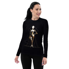 Art Deco All-Over Print Women's Rash Guard - Beyond T-shirts