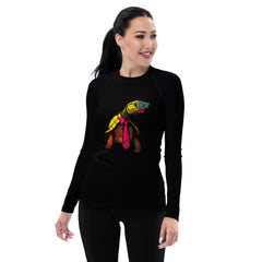 Tranquil Shores Women's Rash Guard - Beyond T-shirts