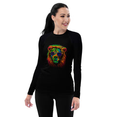 Fearless Roar Women's Rash Guard - Beyond T-shirts