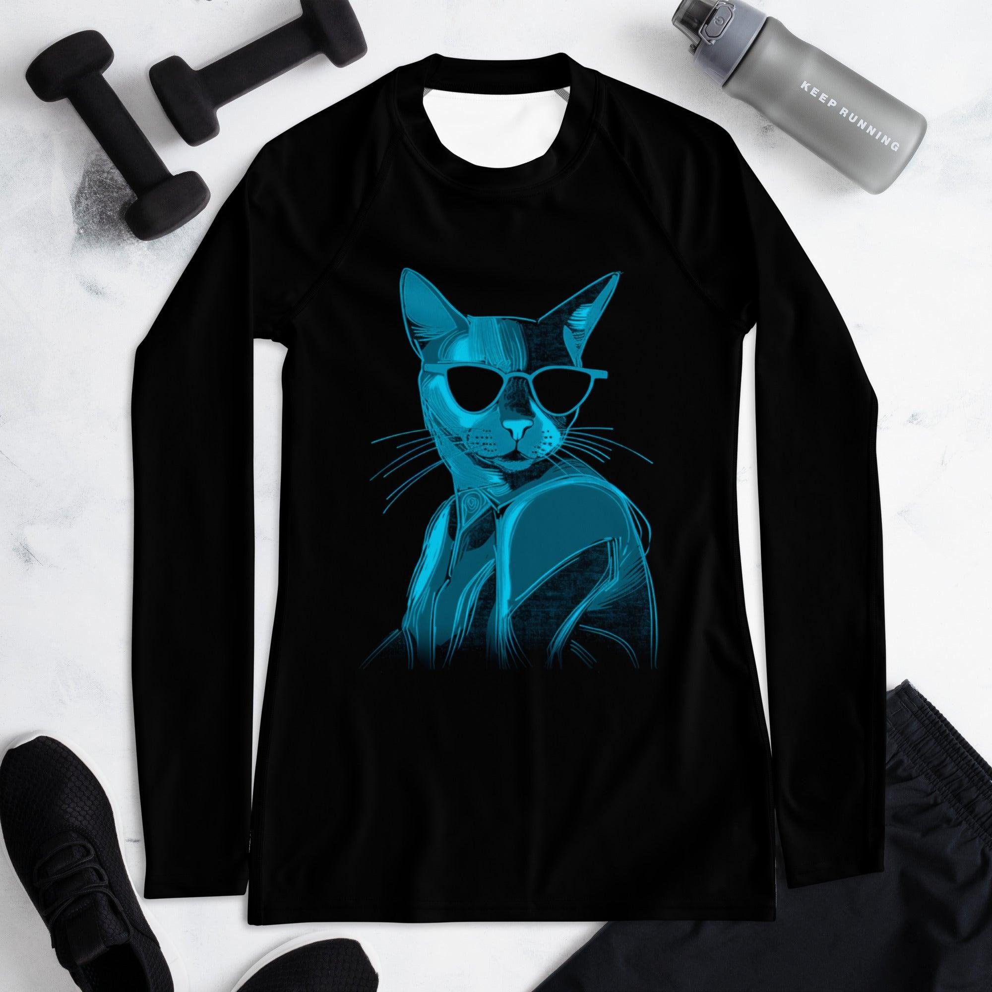 Cat Elegance Rash Guard Collection - Beyond T-shirts