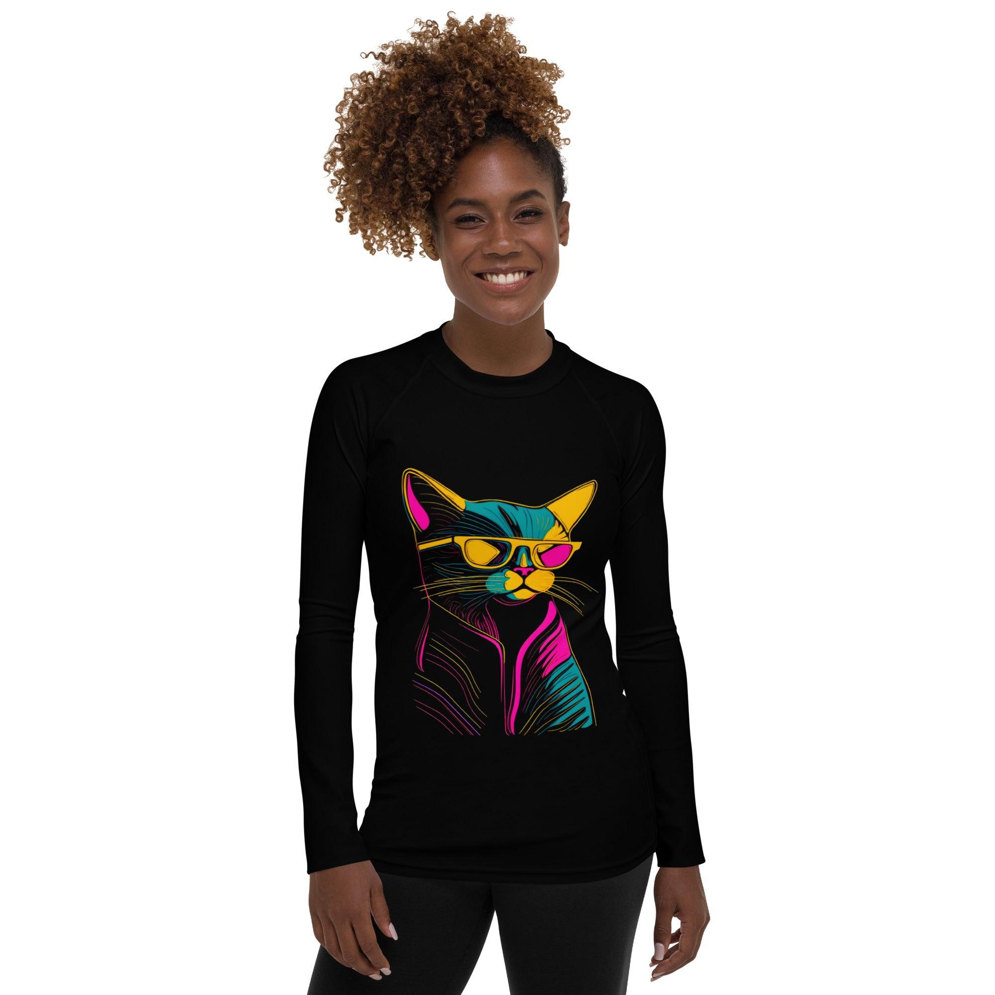 Urban Cat Vibes Rash Guard Ensemble - Beyond T-shirts