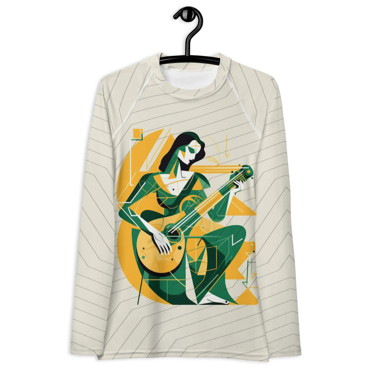 Melodic Couture Women's All-Over Print Rash Guard - Beyond T-shirts