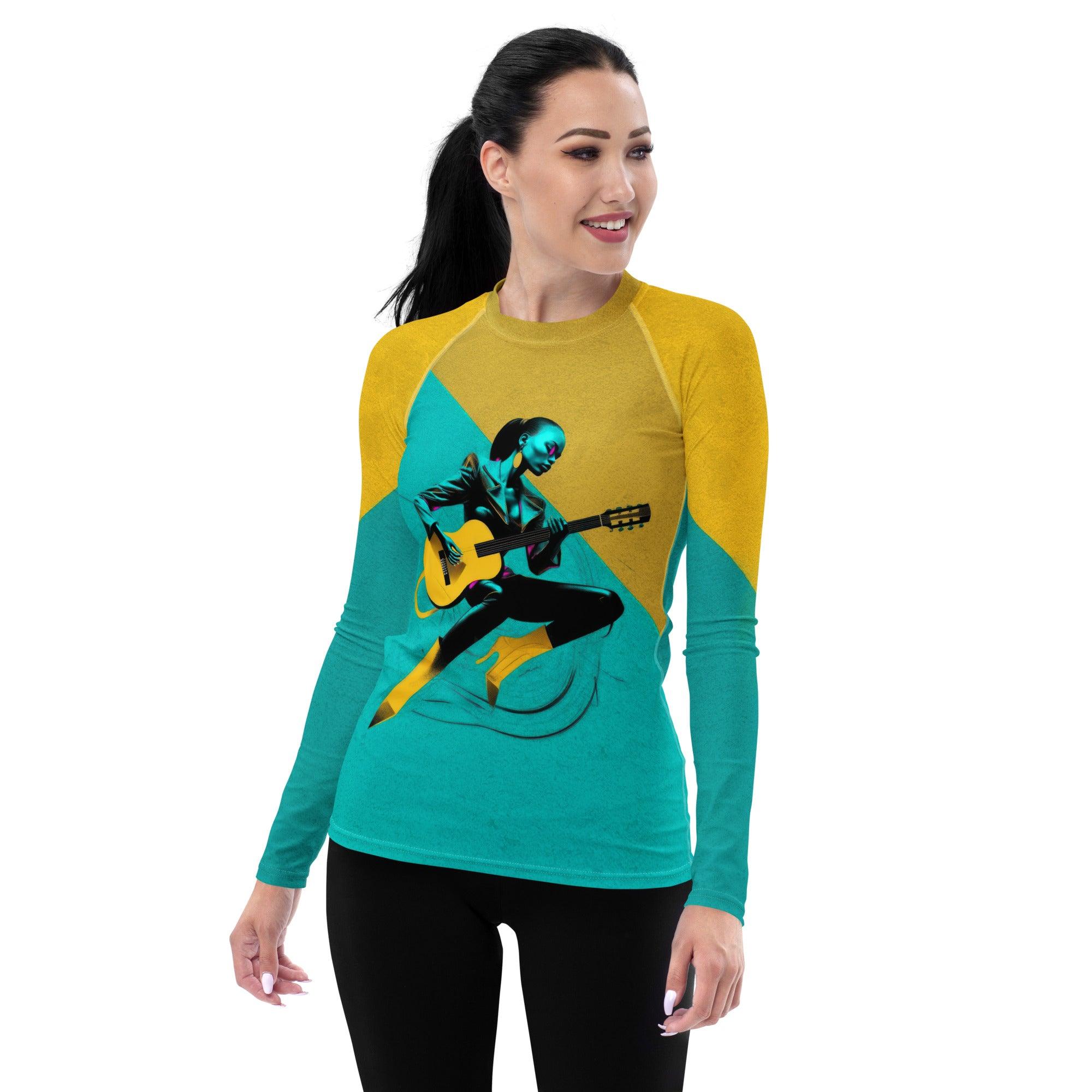 Fashion Fusion Women's Fashion Jam Rash Guard - Beyond T-shirts