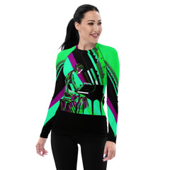 Chic Chords Women's Fashion Jam Rash Guard - Beyond T-shirts