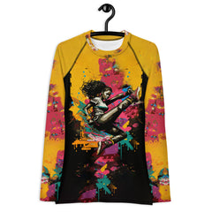 Kickboxing Vibe All-Over Print Rash Guard - Beyond T-shirts