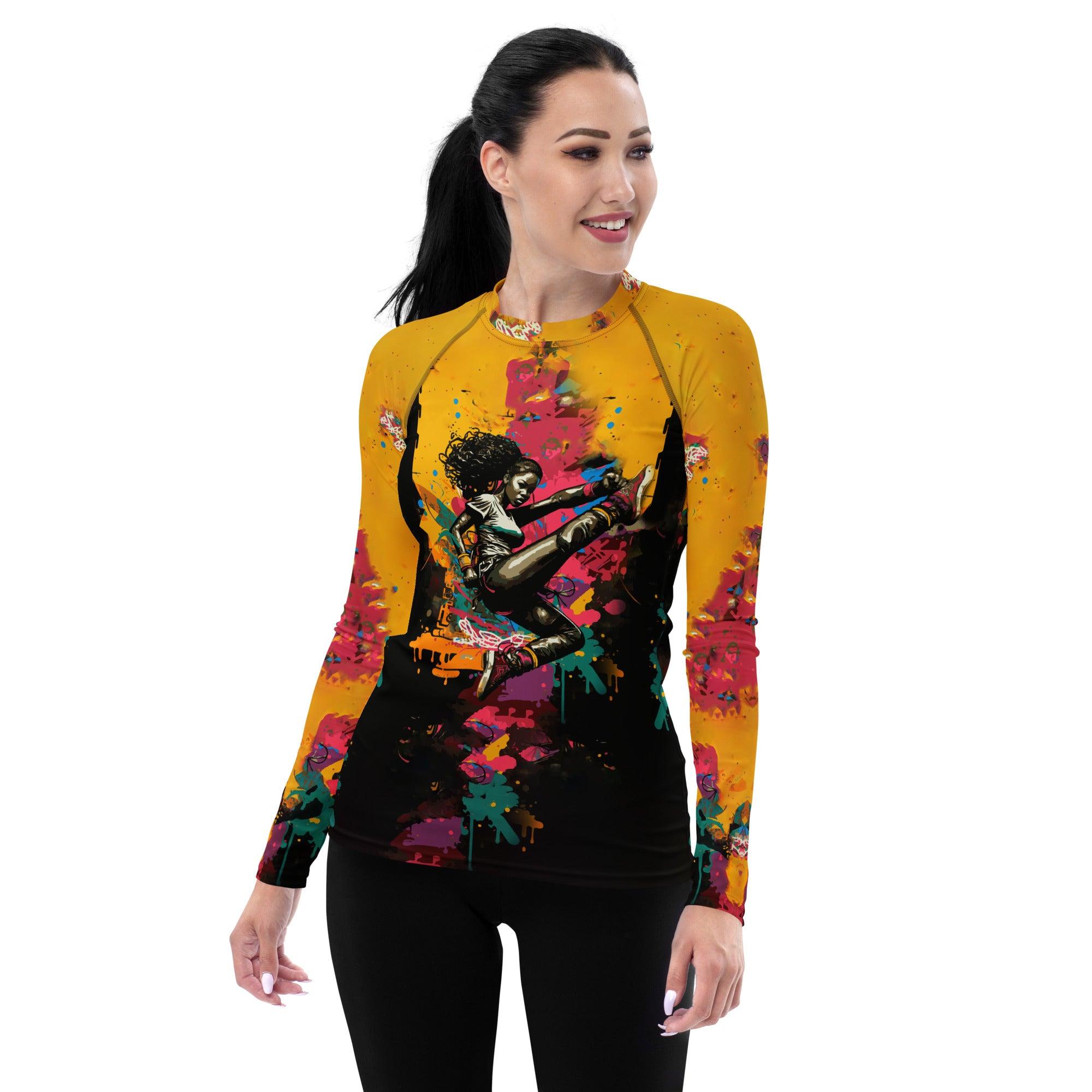 Kickboxing Vibe All-Over Print Rash Guard - Beyond T-shirts