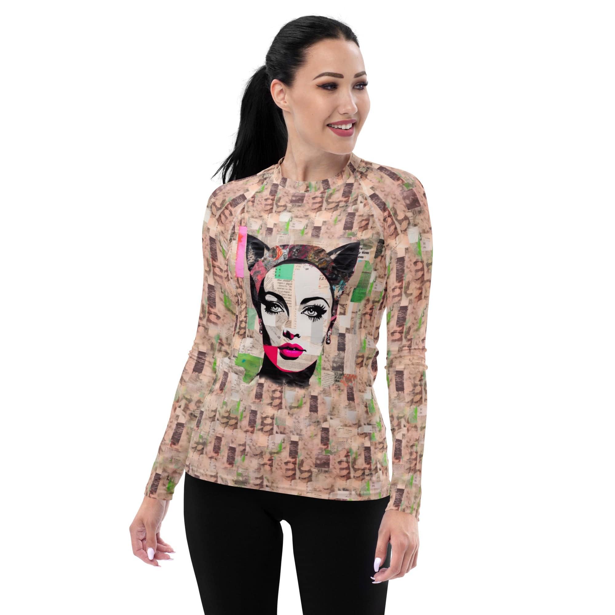 Rock 'n' Roll Ride Women's All-Over Print Rash Guard - Beyond T-shirts