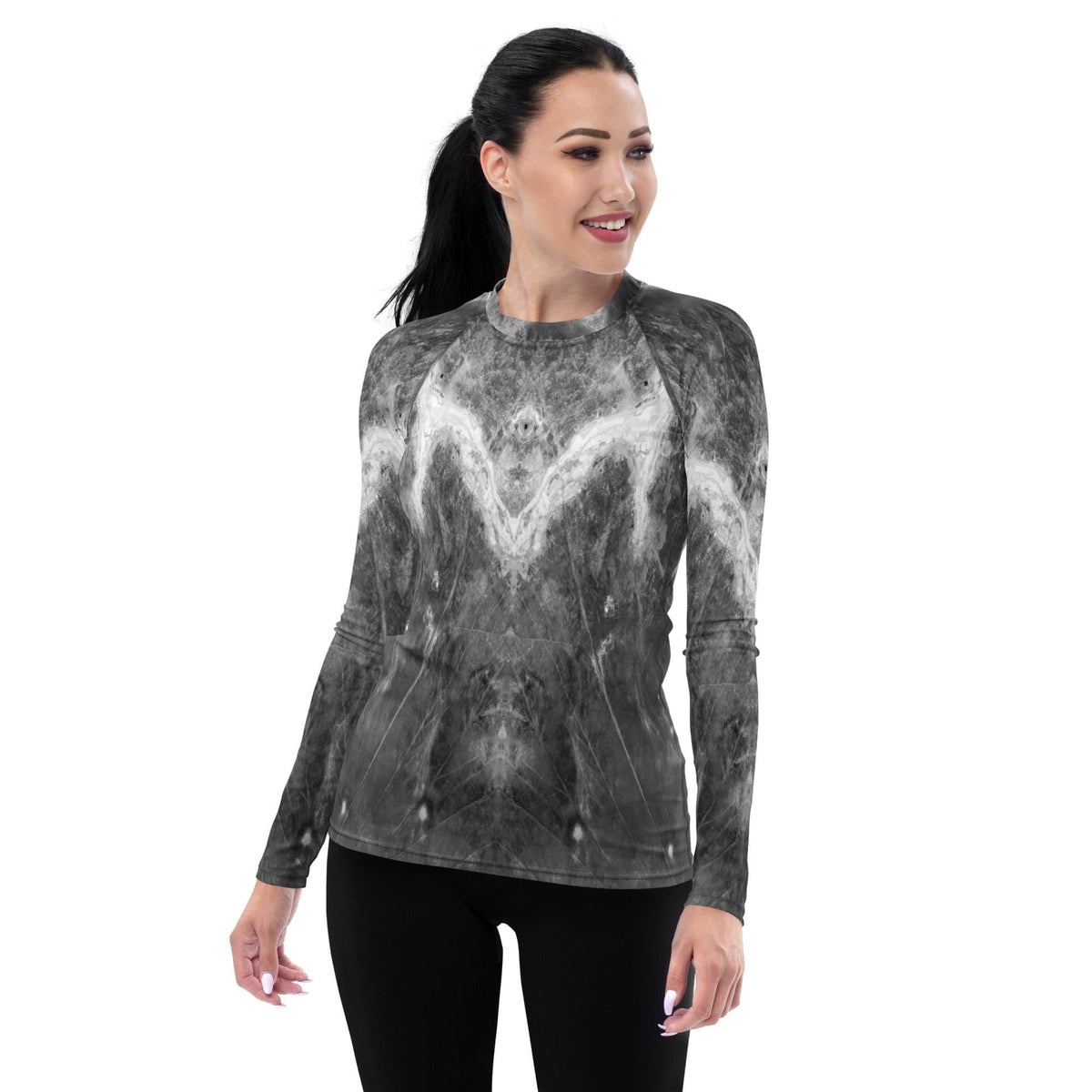 Autumn Glow Women's All-Over Print Rash Guard - Beyond T-shirts