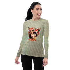 Jazz & Blues Serenade Women's All-Over Print Rash Guard - Beyond T-shirts