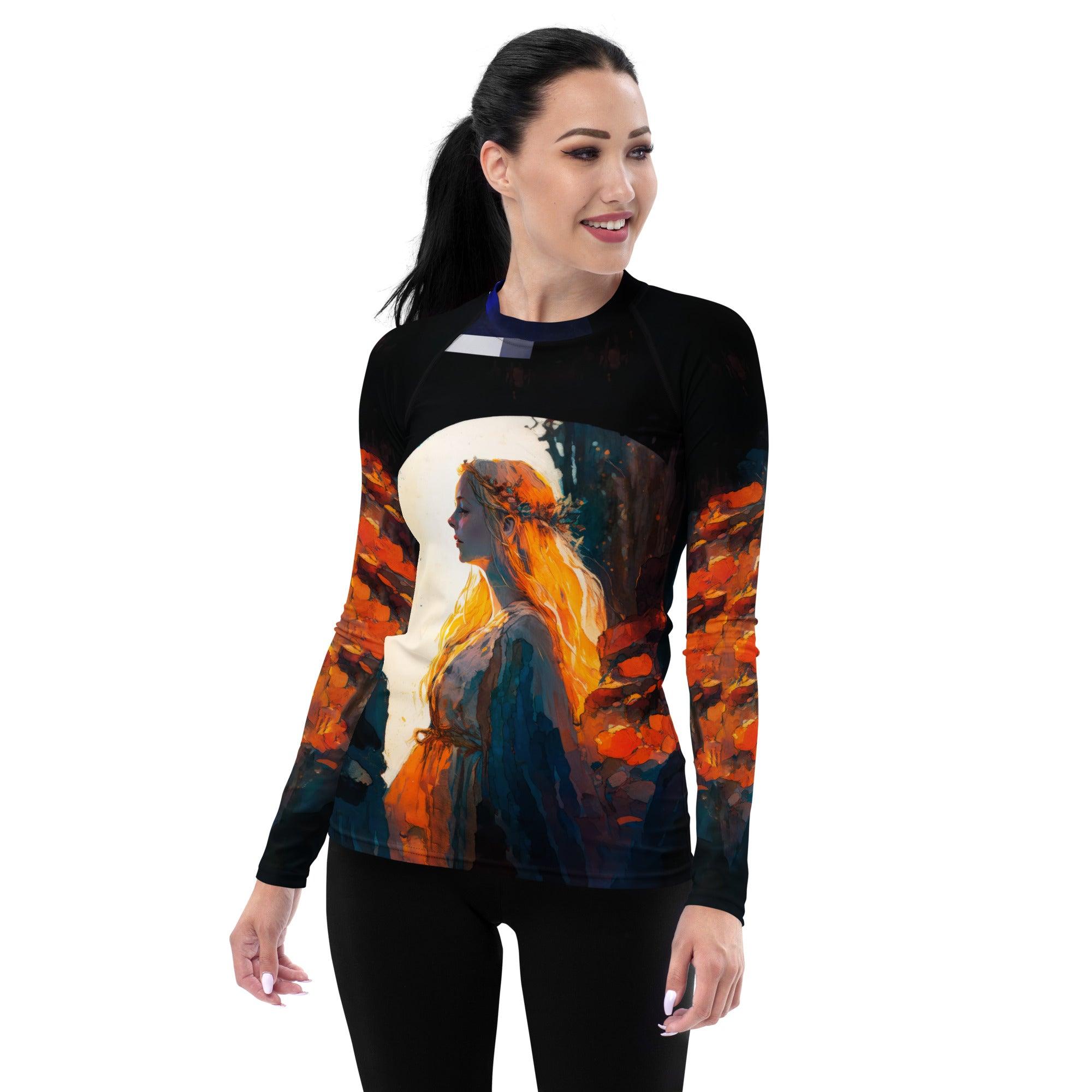 Groovy Beats Women's Music Rash Guard - Beyond T-shirts