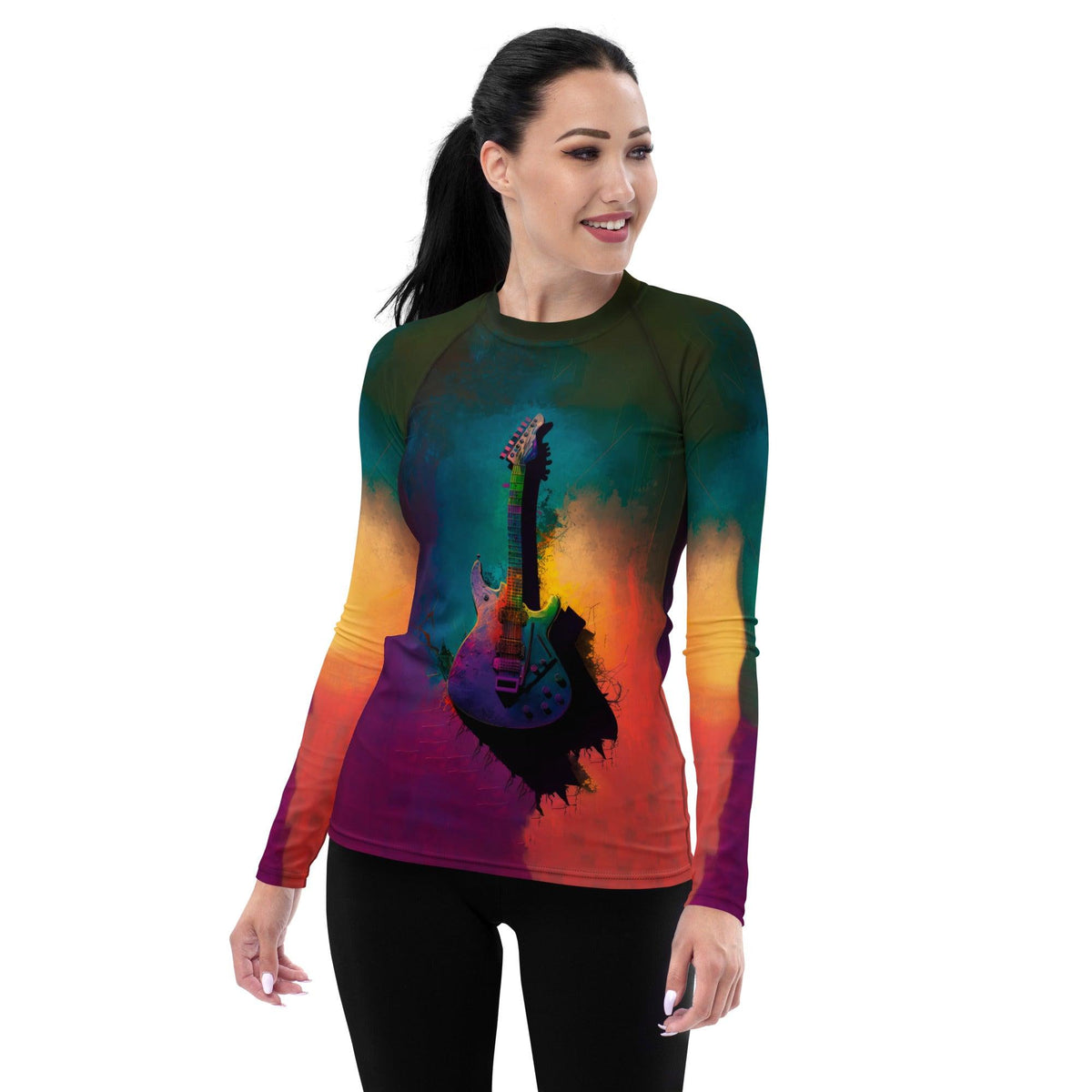 Jazz Up Your Beach Look with our Music-Inspired Rash Guard - Beyond T-shirts