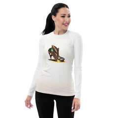 NeoSpectrum Futuristic Shoes Women's Rash Guard - Beyond T-shirts